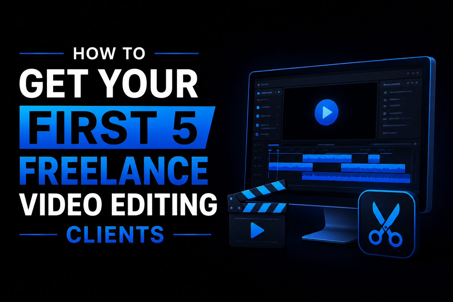 How to Get Your First 5 Freelance Video Editing Clients