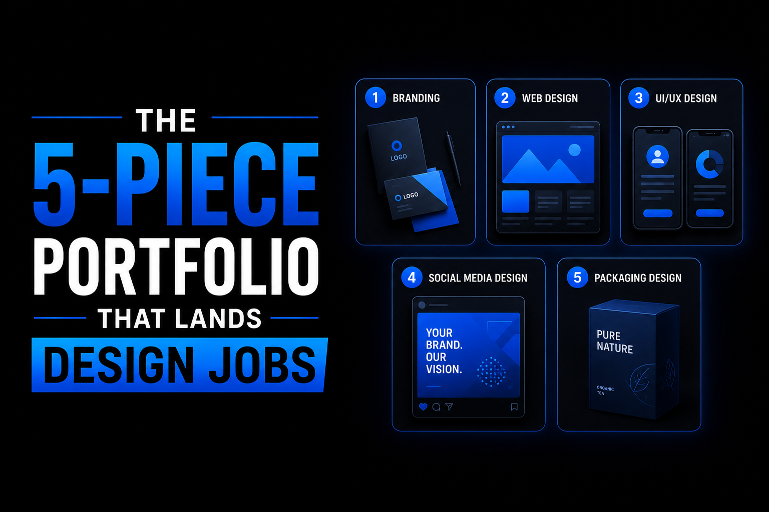 The 5-Piece Portfolio That Lands Design Jobs